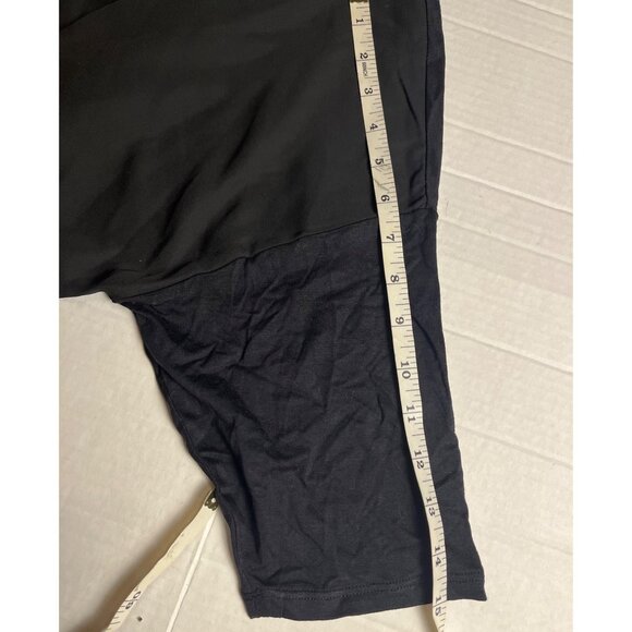 NWT- Rafaella 3X Black Floral Print Semi-Sheer Top Stretch Fabric blouse - Picture 11 of 12